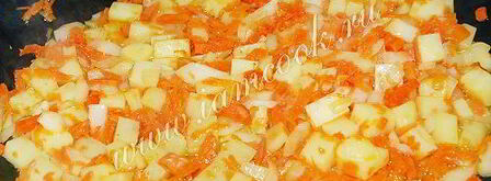 сырный суп с фрикадельками. Шаг 6