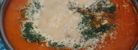 сырный суп с капустой и фаршем. Шаг 8