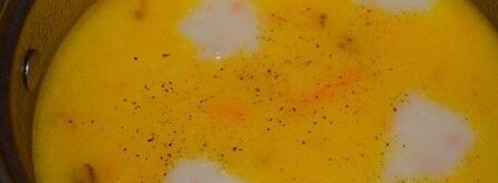 сырный суп с копченой курицей. Шаг 8