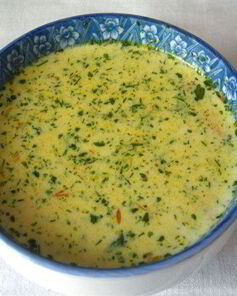 Сырный суп с копчеными колбасками