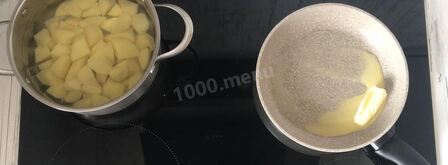 сырный суп с креветками. Шаг 5