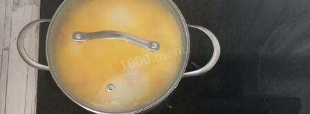 сырный суп с креветками. Шаг 11