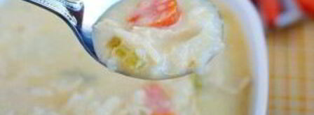 сырный суп с курицей и рисом. Шаг 8