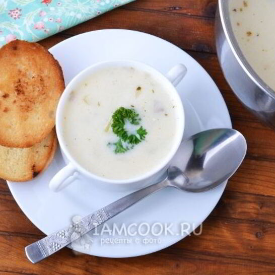 Рецепт сырного супа с плавленным сыром