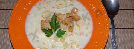 сырный суп в мультиварке. Шаг 12