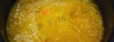 сырный суп в мультиварке. Шаг 9