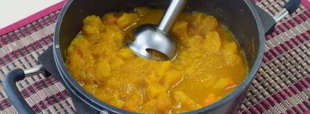 тыквенный суп с креветками. Шаг 13