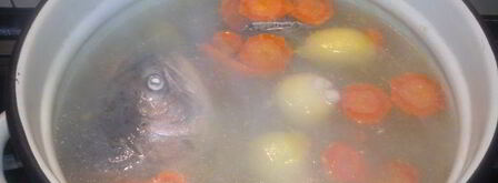 уха из хвостов лосося. Шаг 5