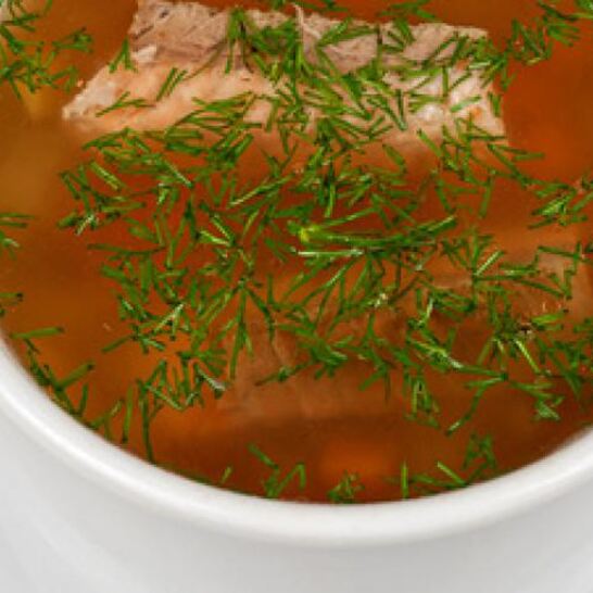 Рецепт ухи из лосося