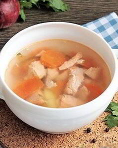 Уха из стейка семги