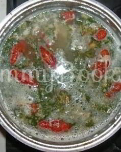 Уха с раками и икрой