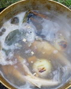 Уха в казане