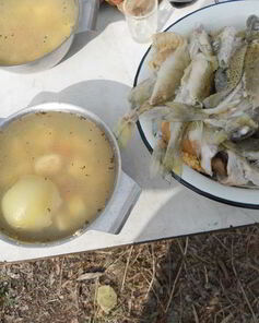 Уха Возле реки