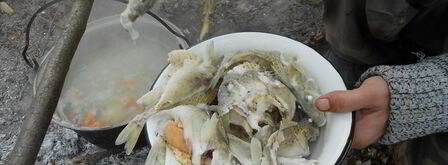 уха возле реки. Шаг 5