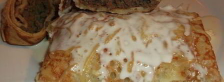 блинчики, фаршированные печеночной начинкой. Шаг 9