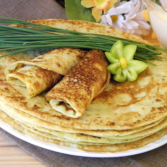 Рецепт блинчиков из кабачков