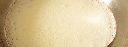 блинчики с копченой семгой и творожным сыром. Шаг 3