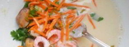 блинчики с морепродуктами. Шаг 4