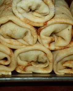 Блинчики с начинкой из говядины и легкого