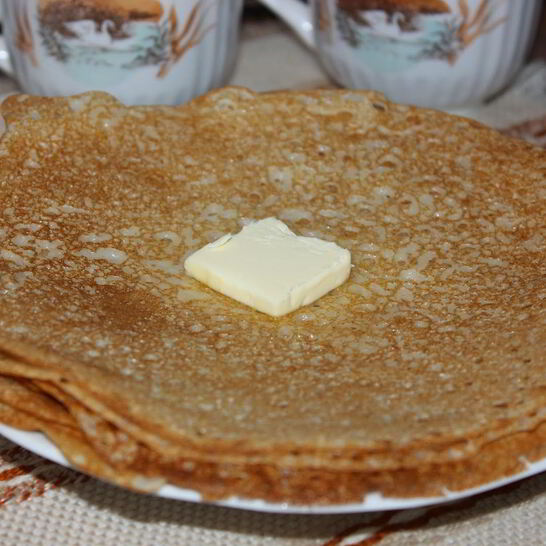 Рецепт блинов на кефире без яиц