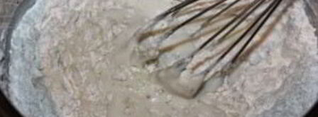 блины на кефире без яиц. Шаг 3