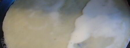 блины на сливках без яиц. Шаг 4