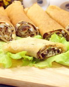 Блины с грибной начинкой