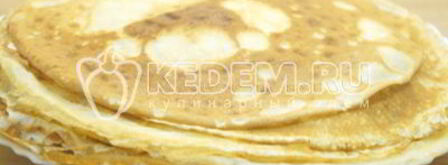 блины с грибной начинкой. Шаг 6