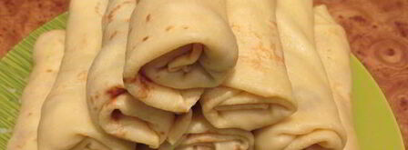 блины с курицей, грибами и сыром. Шаг 9