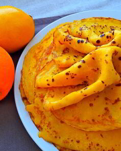 Блины тыквенные