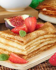 Блины заварные на кефире и на кипятке