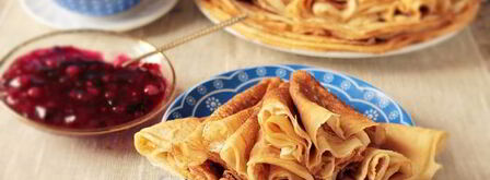 быстрые блины на молоке. Шаг 13