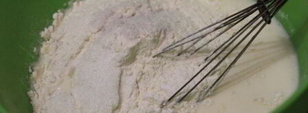 голландские блинчики с сыром и зеленью. Шаг 5