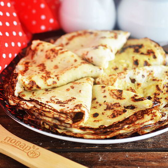 Рецепт гурьевских блинов