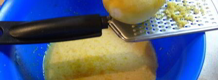 лимонные блины с кокосово-лимонным кремом. Шаг 3