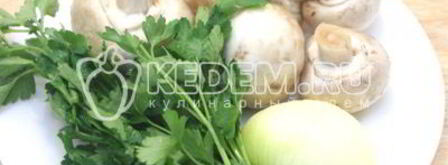 рисовые блинчики с грибами. Шаг 4