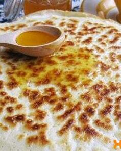 Толстые блины на кефире