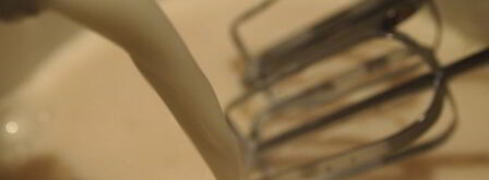 заварные блинчики с творогом и малиной. Шаг 3