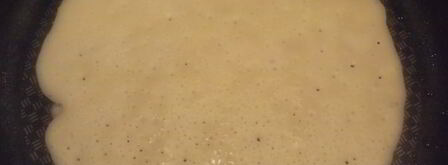 заварные блинчики с творогом и малиной. Шаг 5