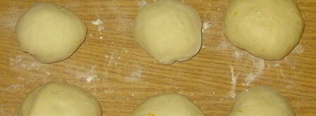 булочки buchteln со сливками. Шаг 4