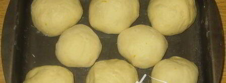 булочки buchteln со сливками. Шаг 5