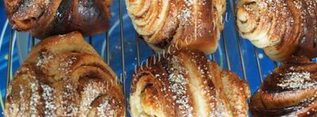 булочки с корицей из дрожжевого теста. Шаг 12