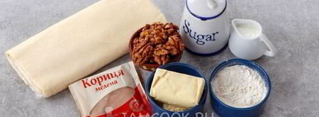 булочки с корицей из слоеного теста. Шаг 4