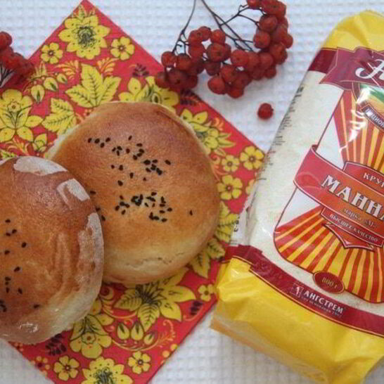 Рецепт манных булочек