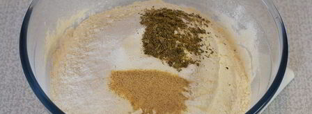 пампушки без дрожжей с чесноком. Шаг 3