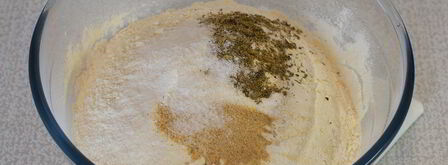 пампушки без дрожжей с чесноком. Шаг 4