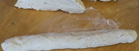 пампушки без дрожжей с чесноком. Шаг 7