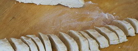 пампушки без дрожжей с чесноком. Шаг 8