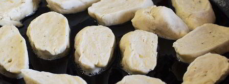 пампушки без дрожжей с чесноком. Шаг 9