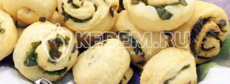 пампушки с черемшой. Шаг 12